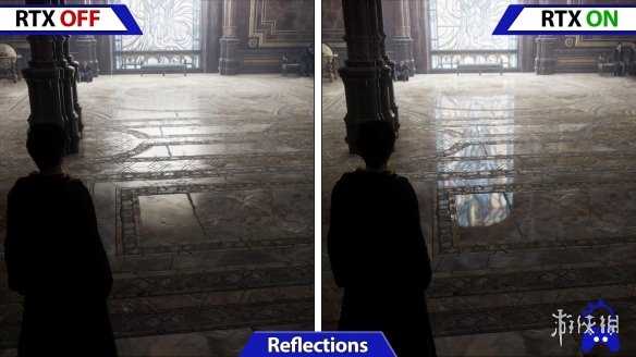 《霍格沃茨之遗》开关光追时的画面对比:提升巨大