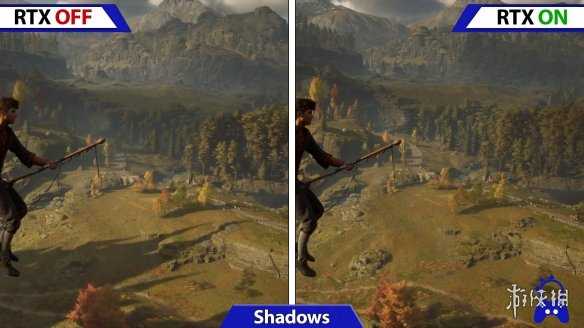 《霍格沃茨之遗》开关光追时的画面对比:提升巨大