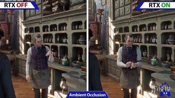《霍格沃茨之遗》开关光追时的画面对比:提升巨大