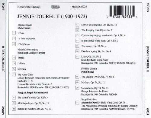 【古典音乐】珍妮·图雷尔《昔日的生活：珍妮·图雷尔》（第二辑）[FLAC+CUE整轨]