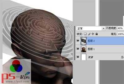 photoshop合成打造大脑迷宫宣传海报教程