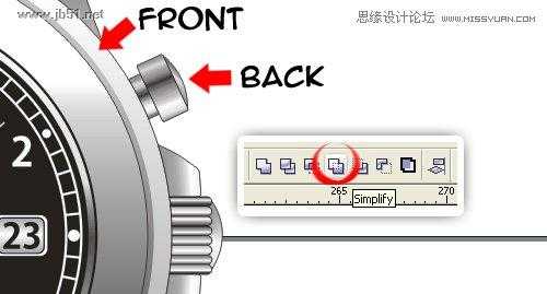 CorelDraw(CDR)设计绘制超真实的有质感的手表实例教程