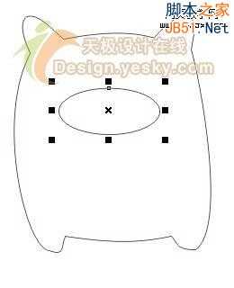 CorelDraw(CDR)利用线条设计制作简单小猪实例教程