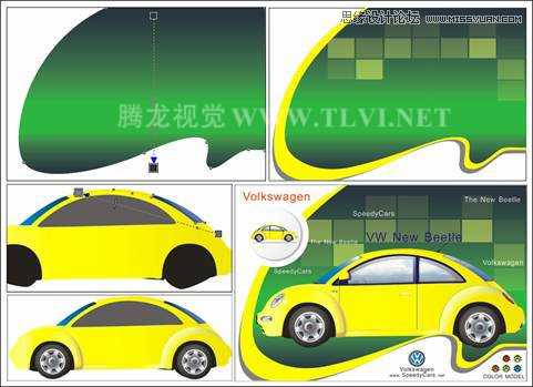CorelDRAW制作有创意的汽车宣传海报