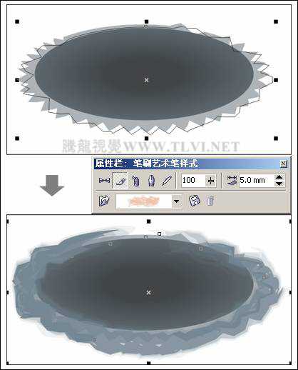 CDR绘制一幅中国风写意水墨画