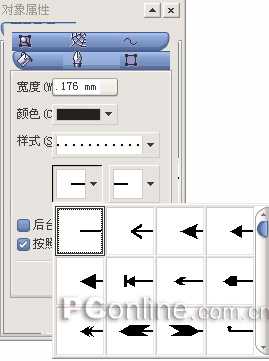 入门:CorelDRAW12中对象轮廓的设定教程