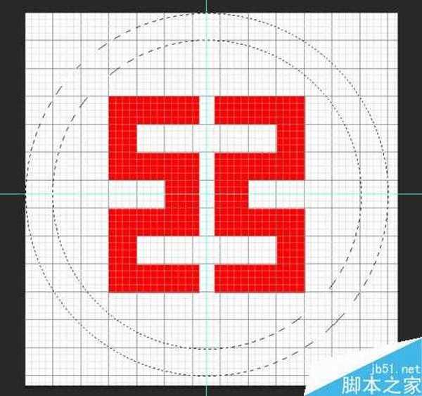 用photoshop制作一个工商银行图标