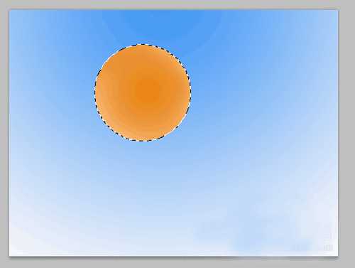 用photoshop简单绘制一个手绘太阳
